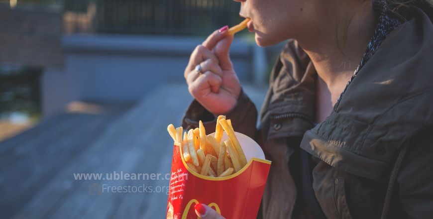 English conversation about food advertising