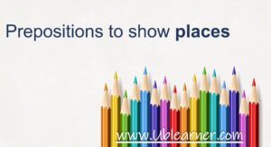 Preposition of place