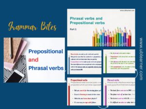 phrasal verbs