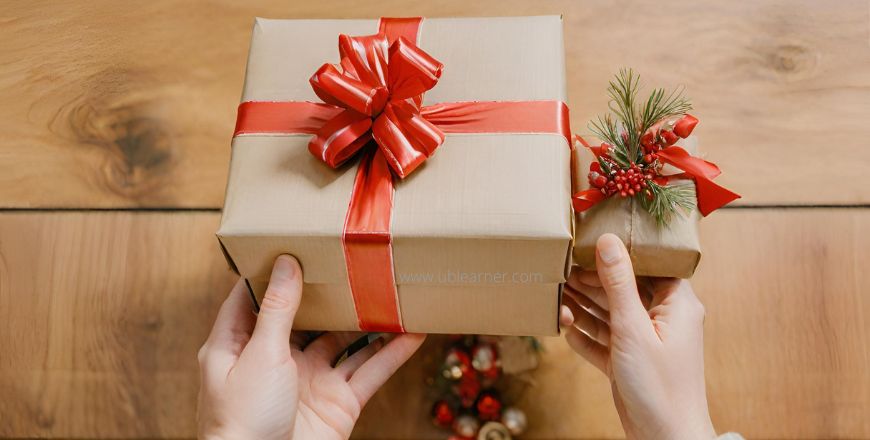 Speak about gift giving in English